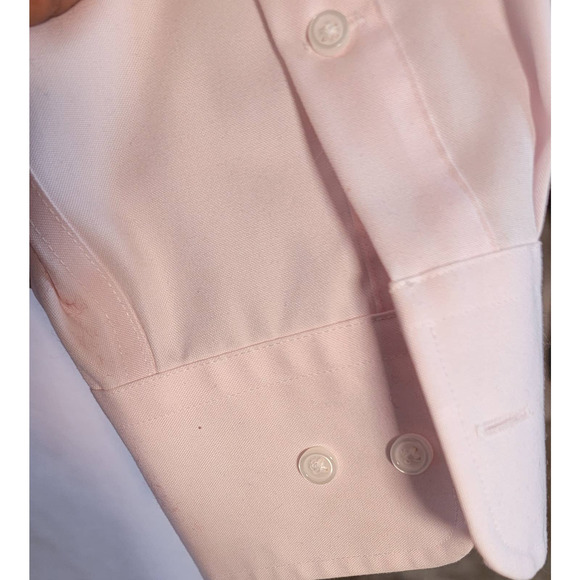 SEARS Pink Classic Button Down Collared Long-sleeved Shirt Men Size 17.5 - Picture 5 of 7